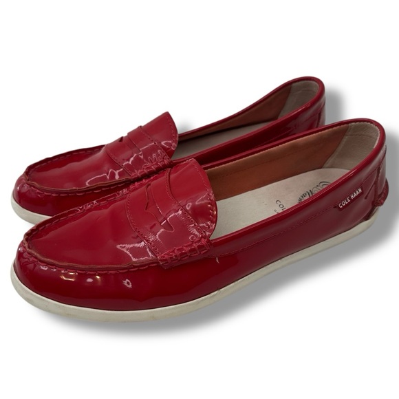 Cole Haan Red Loafers - Picture 1 of 11